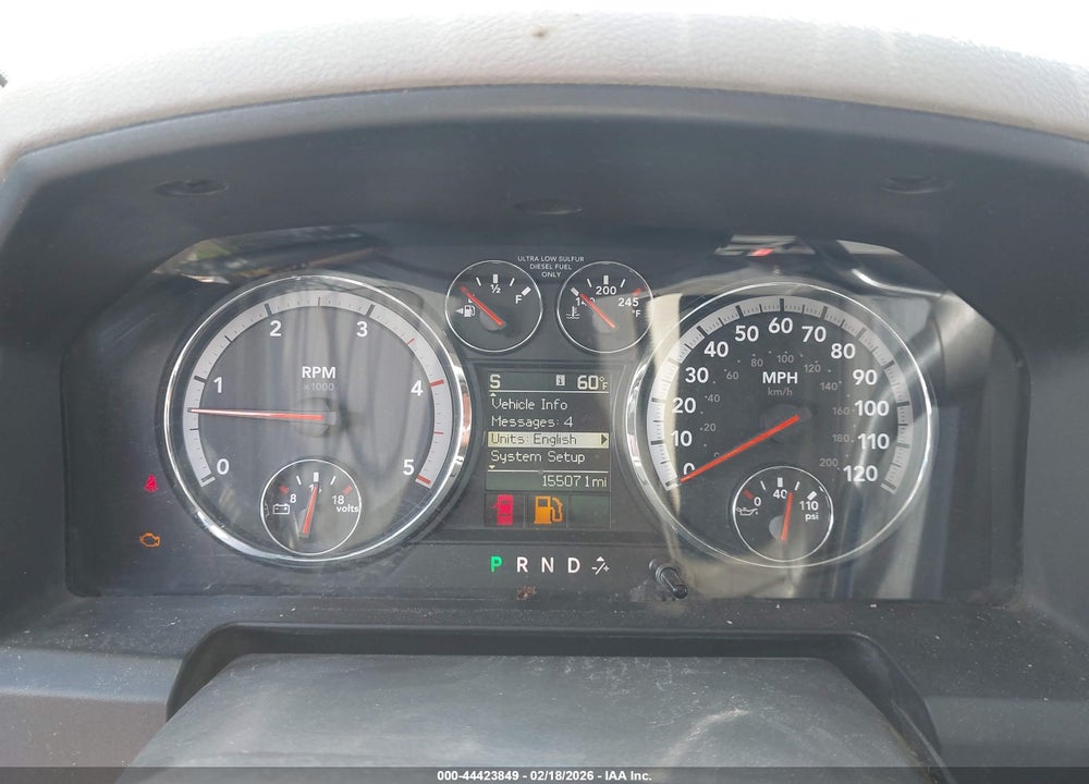 2011 RAM 2500 SLT VIN: 3D7UT2HL2BG581198