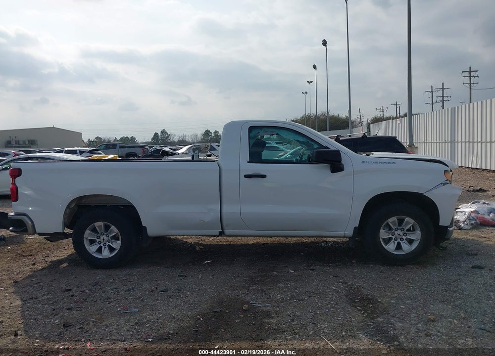 2021 CHEVROLET SILVERADO 1500 2WD  LONG BED WT VIN: 3GCNWAEFXMG417716
