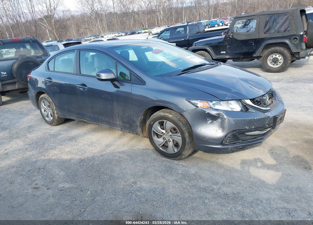 2013 HONDA CIVIC LX VIN: 19XFB2F51DE009841