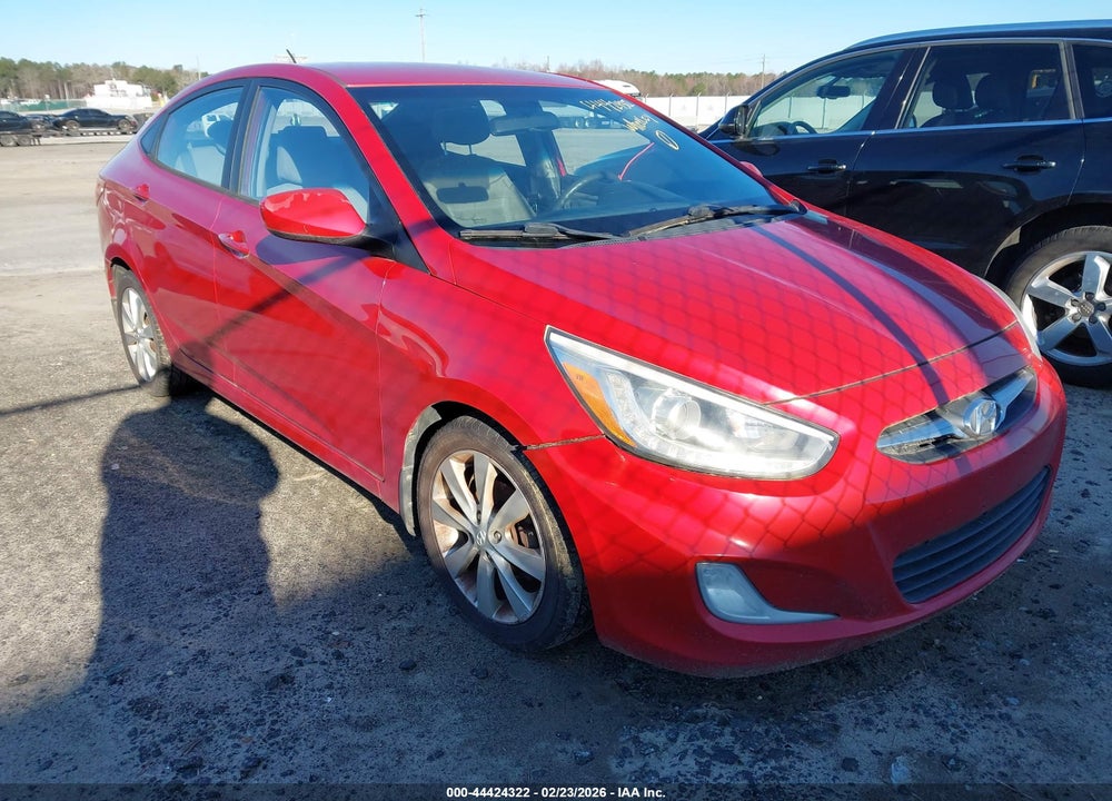2014 HYUNDAI ACCENT GLS VIN: KMHCU4AE0EU610785