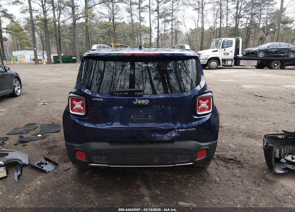 2016 JEEP RENEGADE LIMITED VIN: ZACCJADT8GPC73678