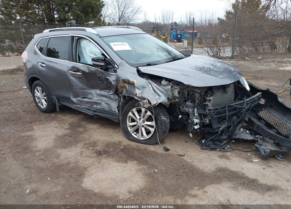 2016 NISSAN ROGUE SV VIN: KNMAT2MV9GP726132