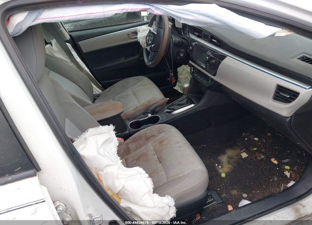2016 TOYOTA COROLLA LE VIN: 2T1BURHE5GC492901