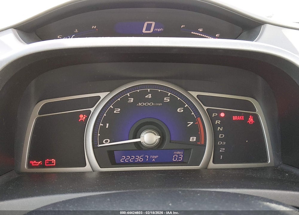 2008 HONDA CIVIC EX VIN: 1HGFA16848L067206