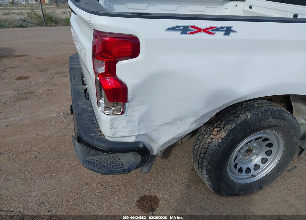 2025 CHEVROLET SILVERADO 1500 4WD  STANDARD BED WT VIN: 1GCRKAED3SZ201313