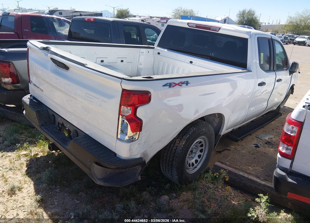 2025 CHEVROLET SILVERADO 1500 4WD  STANDARD BED WT VIN: 1GCRKAED3SZ201313