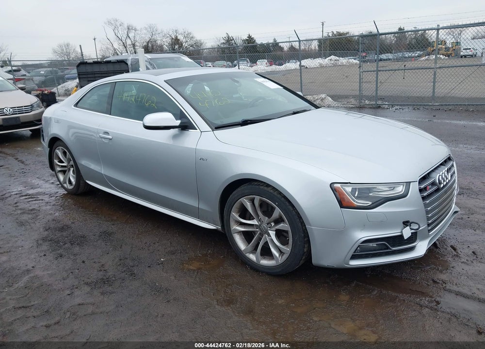 2014 AUDI S5 3.0T PREMIUM PLUS VIN: WAUGGAFR3EA030842