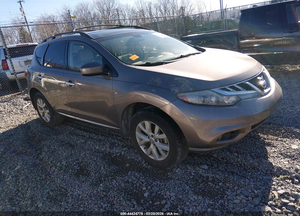 2011 NISSAN MURANO SL VIN: JN8AZ1MW3BW167259