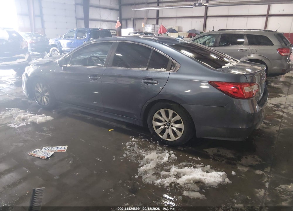 2016 SUBARU LEGACY 2.5I PREMIUM VIN: 4S3BNBC63G3019673