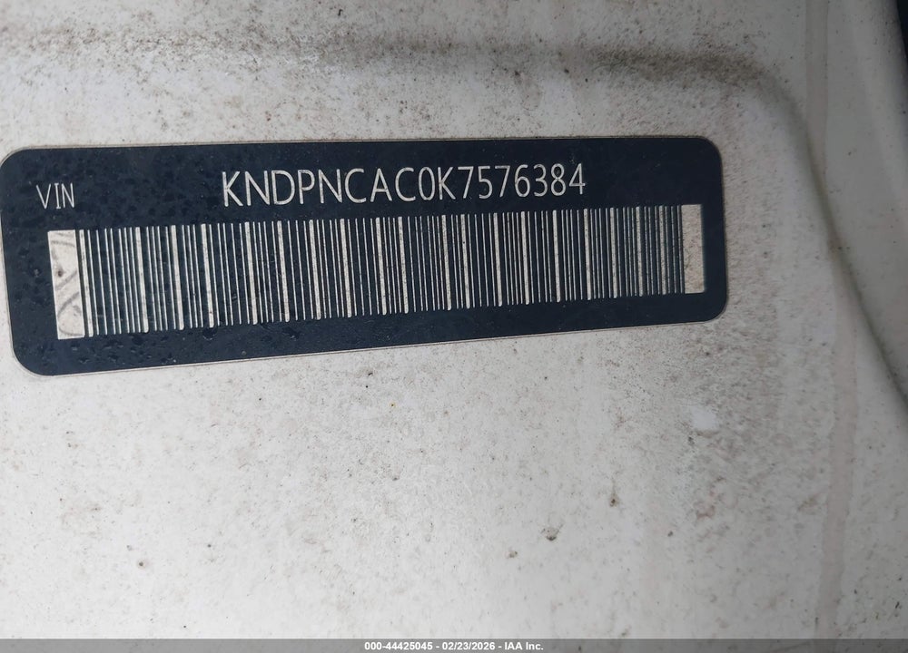 2019 KIA SPORTAGE EX VIN: KNDPNCAC0K7576384