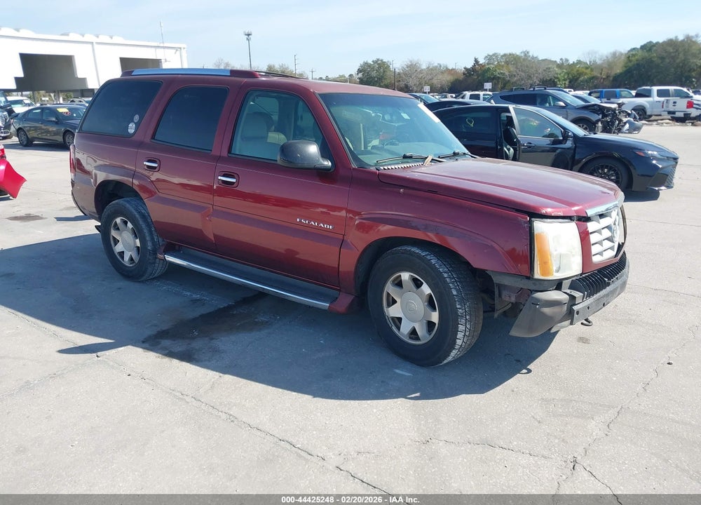 2002 CADILLAC ESCALADE STANDARD VIN: 1GYEC63T32R148433