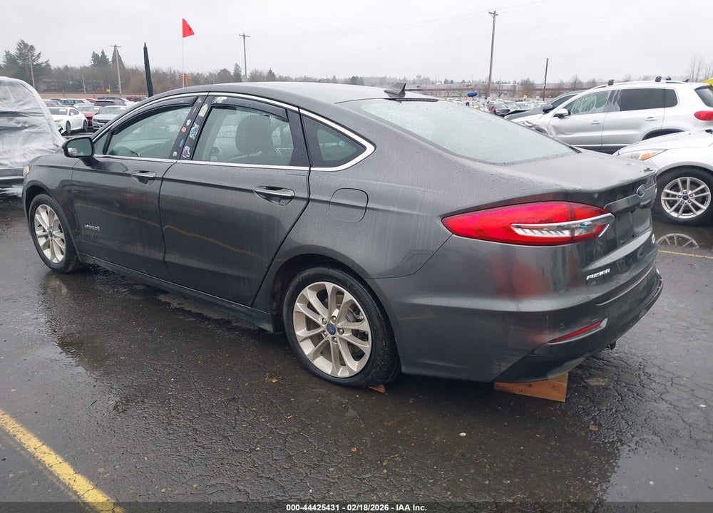 2019 FORD FUSION SEL VIN: 3FA6P0MU9KR158705