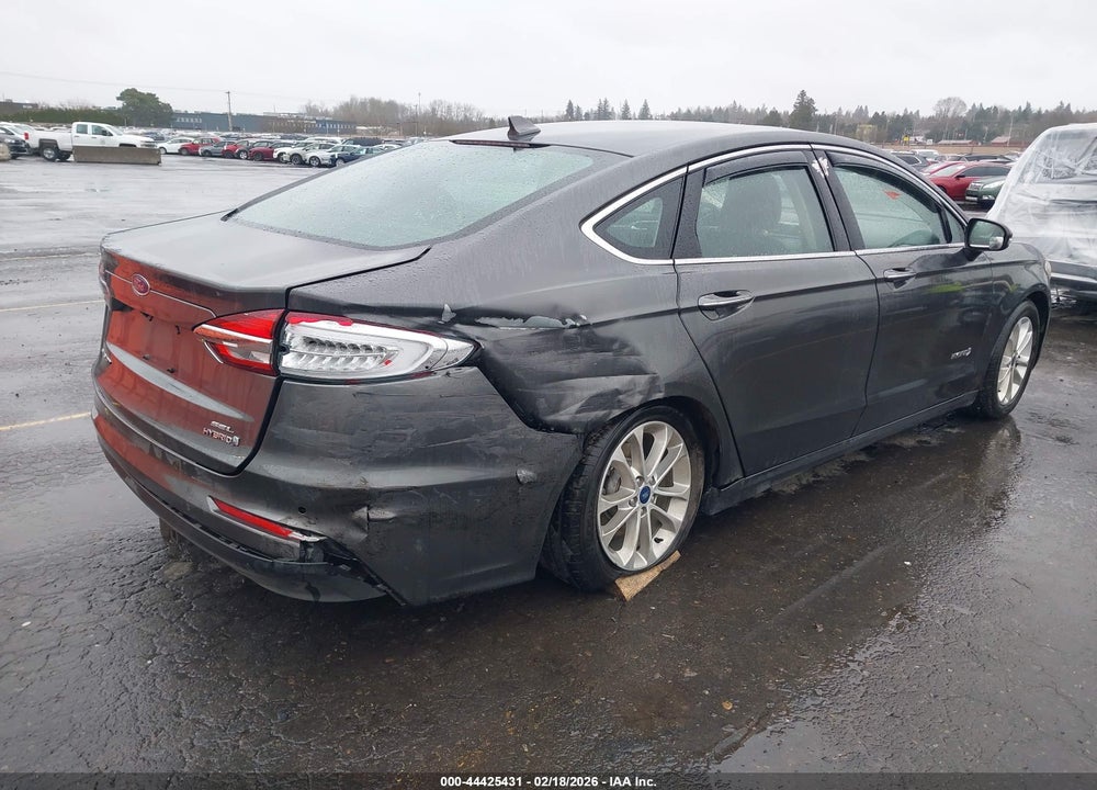 2019 FORD FUSION SEL VIN: 3FA6P0MU9KR158705