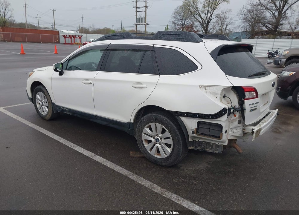 2017 SUBARU OUTBACK 2.5I PREMIUM VIN: 4S4BSACC1H3253929