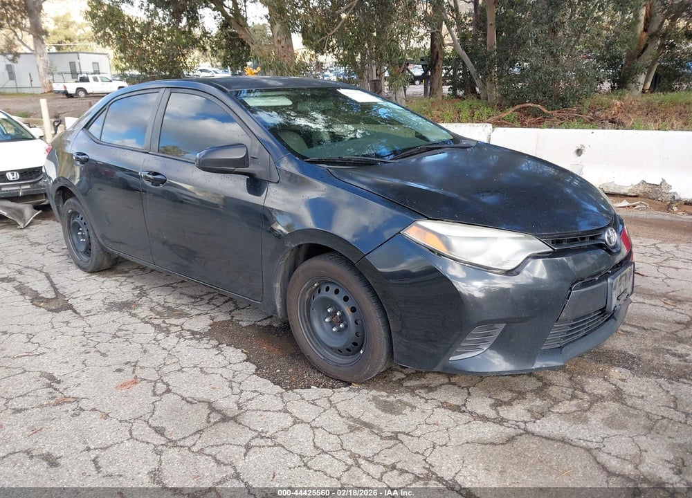2016 TOYOTA COROLLA LE VIN: 5YFBURHE1GP504896