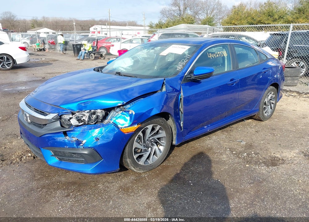 2016 HONDA CIVIC EX VIN: 19XFC2F73GE061961