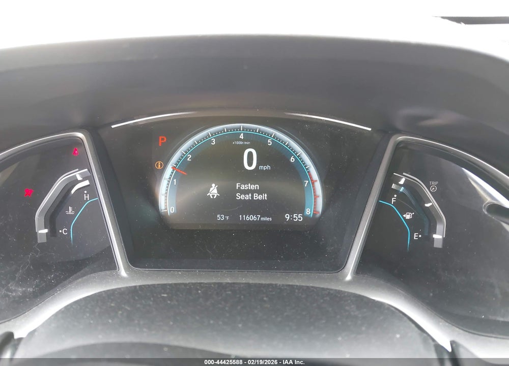 2016 HONDA CIVIC EX VIN: 19XFC2F73GE061961
