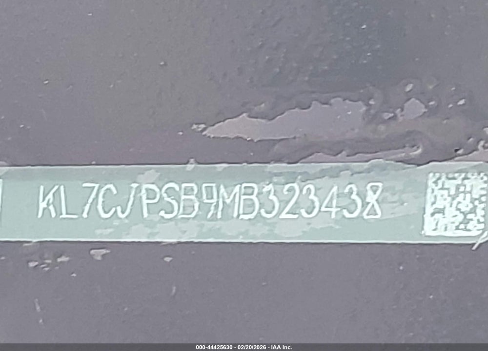 2021 CHEVROLET TRAX AWD LT VIN: KL7CJPSB9MB323438