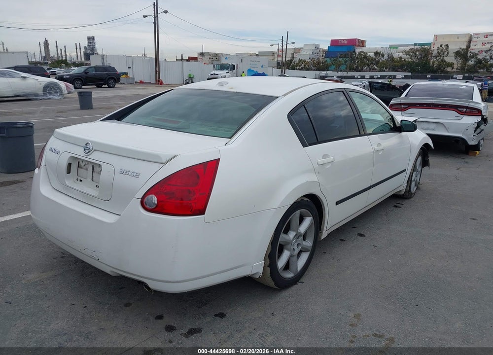 2006 NISSAN MAXIMA 3.5 SE VIN: 1N4BA41E46C821963