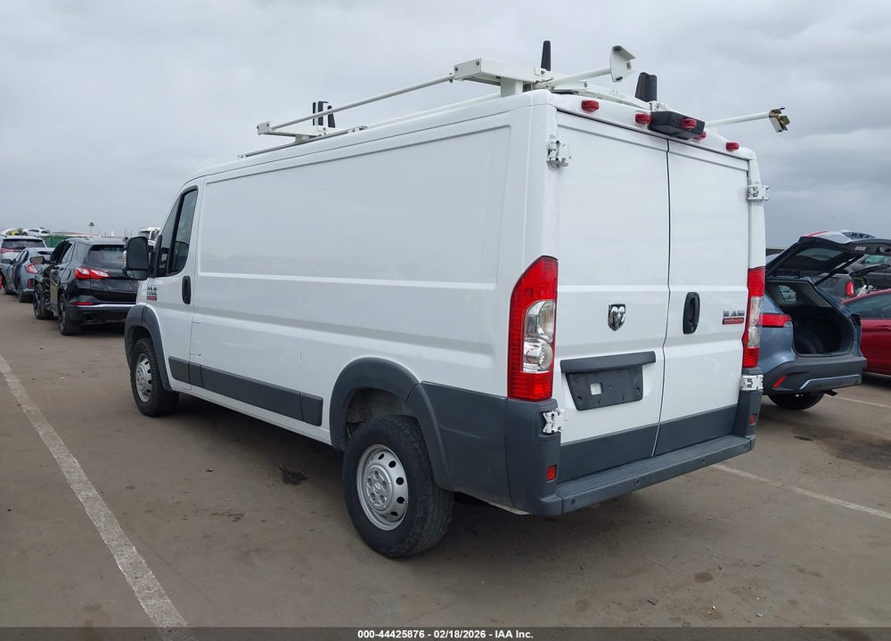 2018 RAM PROMASTER 1500 LOW ROOF 136 WB VIN: 3C6TRVAG6JE139674