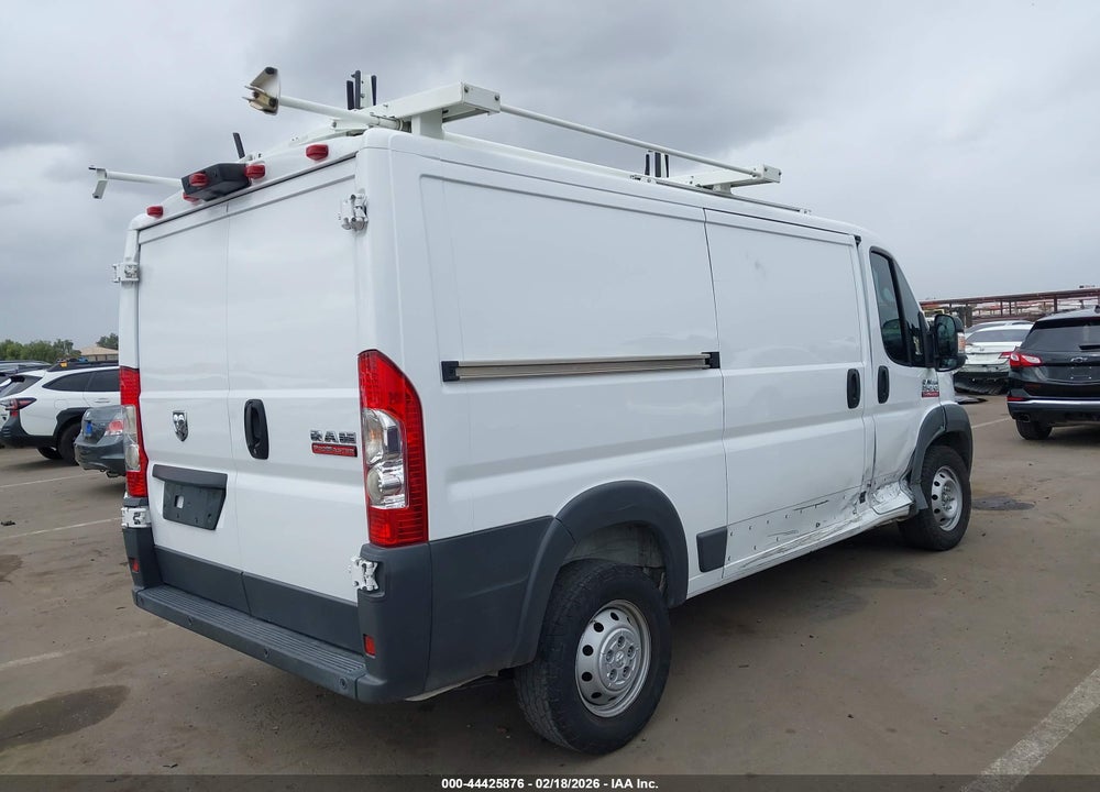 2018 RAM PROMASTER 1500 LOW ROOF 136 WB VIN: 3C6TRVAG6JE139674