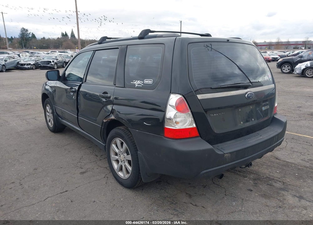 2007 SUBARU FORESTER 2.5X VIN: JF1SG65607G742460
