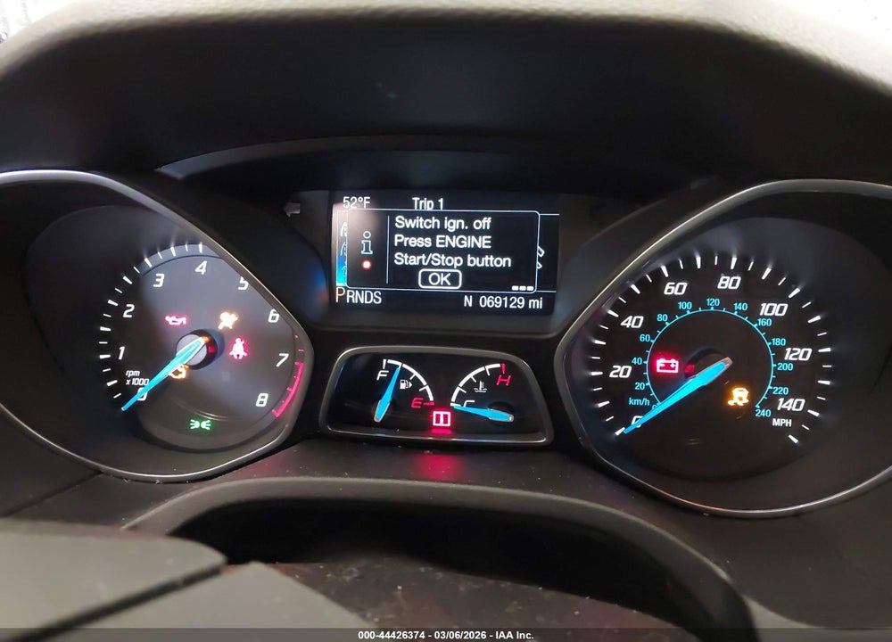 2014 FORD FOCUS TITANIUM VIN: 1FADP3N28EL463475