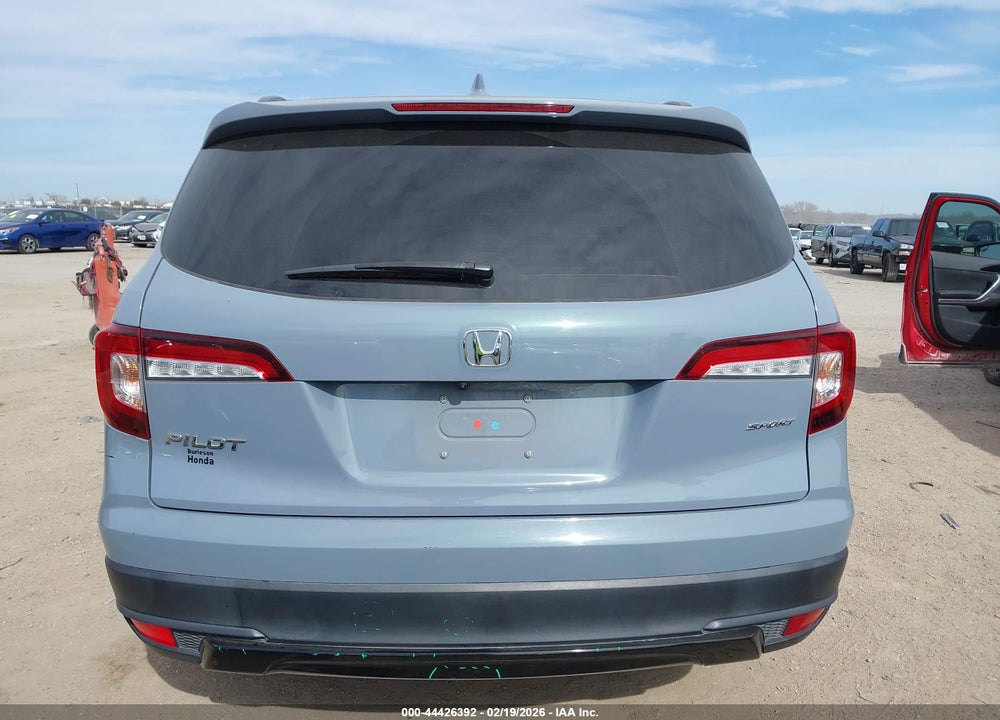 2022 HONDA PILOT 2WD SPORT VIN: 5FNYF5H36NB016757