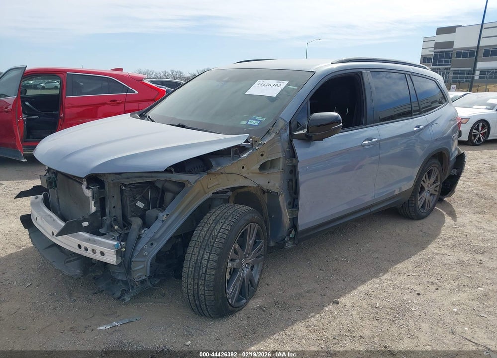 2022 HONDA PILOT 2WD SPORT VIN: 5FNYF5H36NB016757