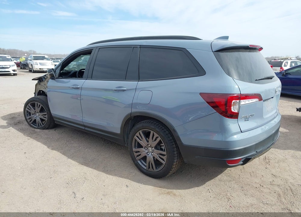 2022 HONDA PILOT 2WD SPORT VIN: 5FNYF5H36NB016757