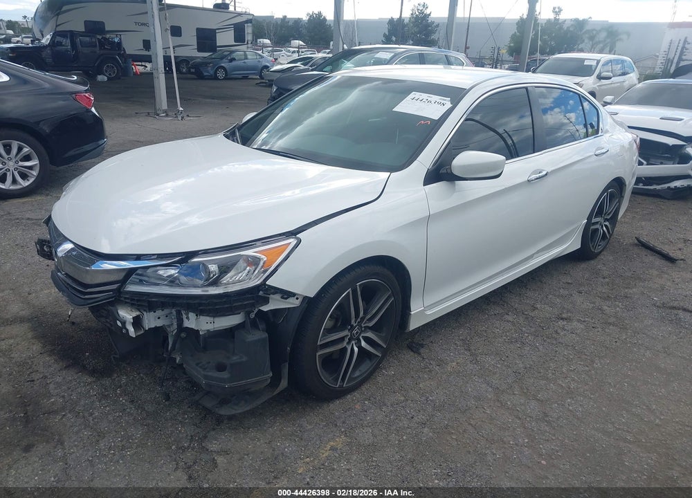 2016 HONDA ACCORD SPORT VIN: 1HGCR2F56GA085563