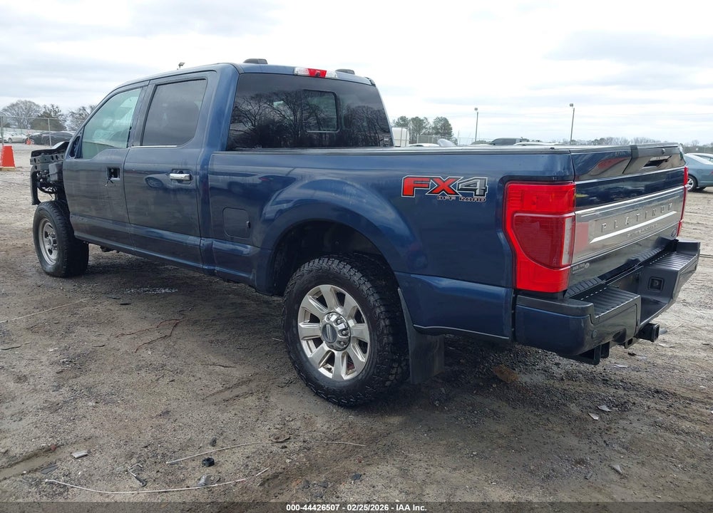 2020 FORD F-250 PLATINUM VIN: 1FT7W2BT8LEC99938