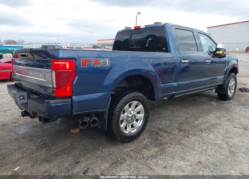 2020 FORD F-250 PLATINUM VIN: 1FT7W2BT8LEC99938