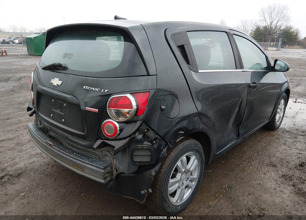 2013 CHEVROLET SONIC LT AUTO VIN: 1G1JC6SB5D4159830