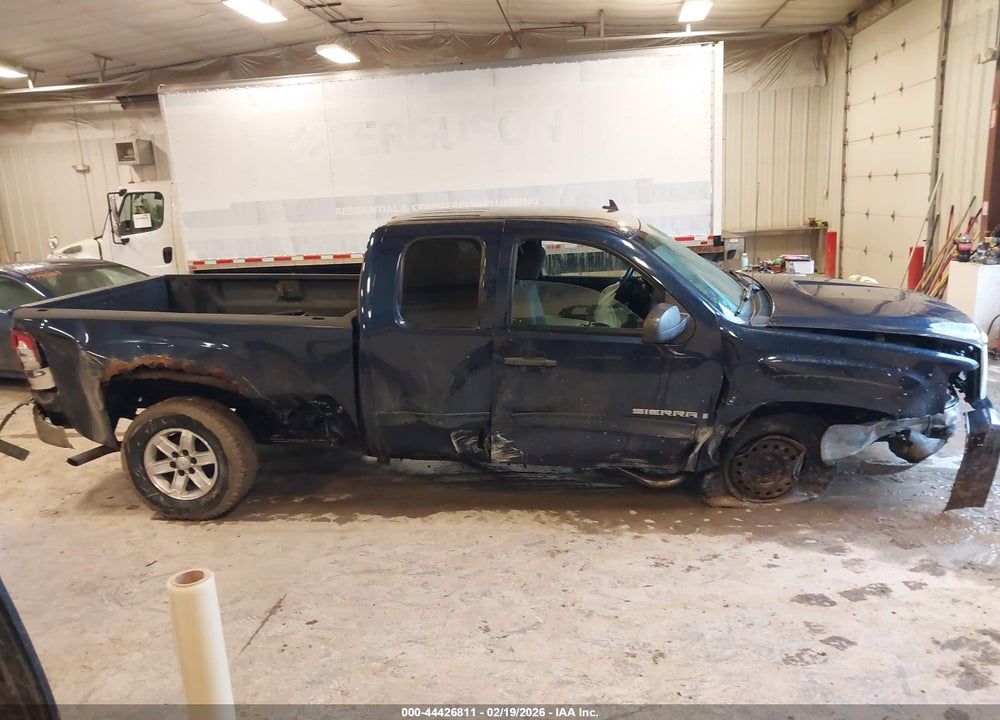 2009 GMC SIERRA 1500 SLE VIN: 2GTEK29J591110115