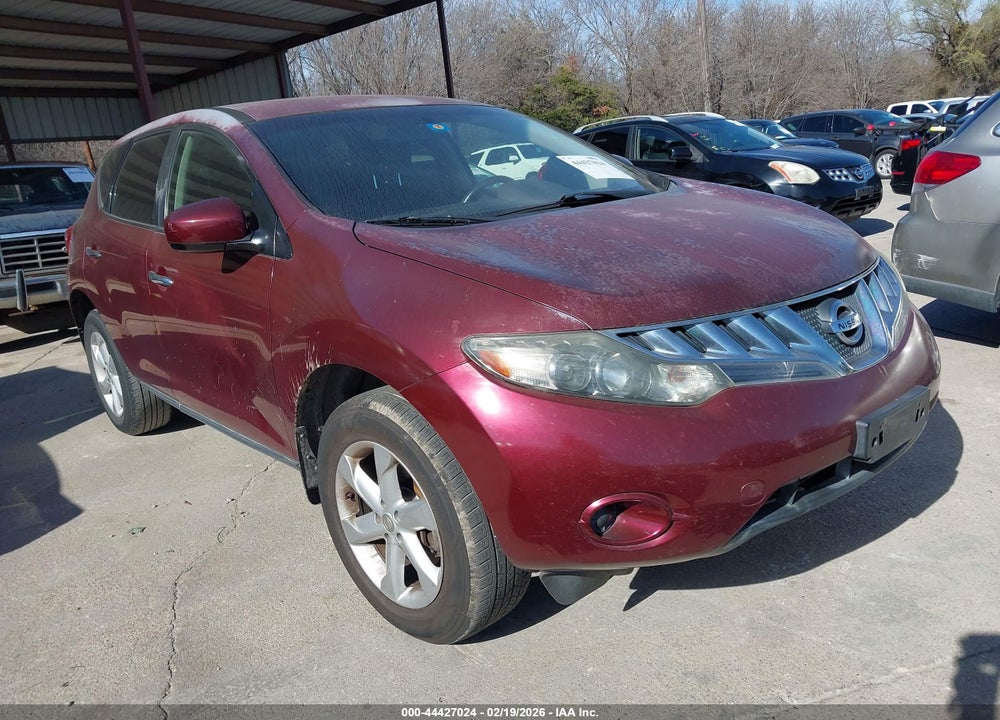 2010 NISSAN MURANO VIN: JN8AZ1MU3AW004401