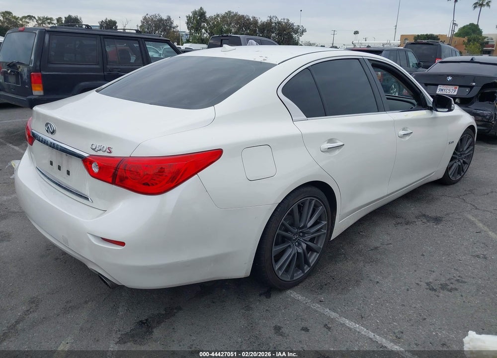 2016 INFINITI Q50 3.0T RED SPORT 400 VIN: JN1FV7AP1GM420906