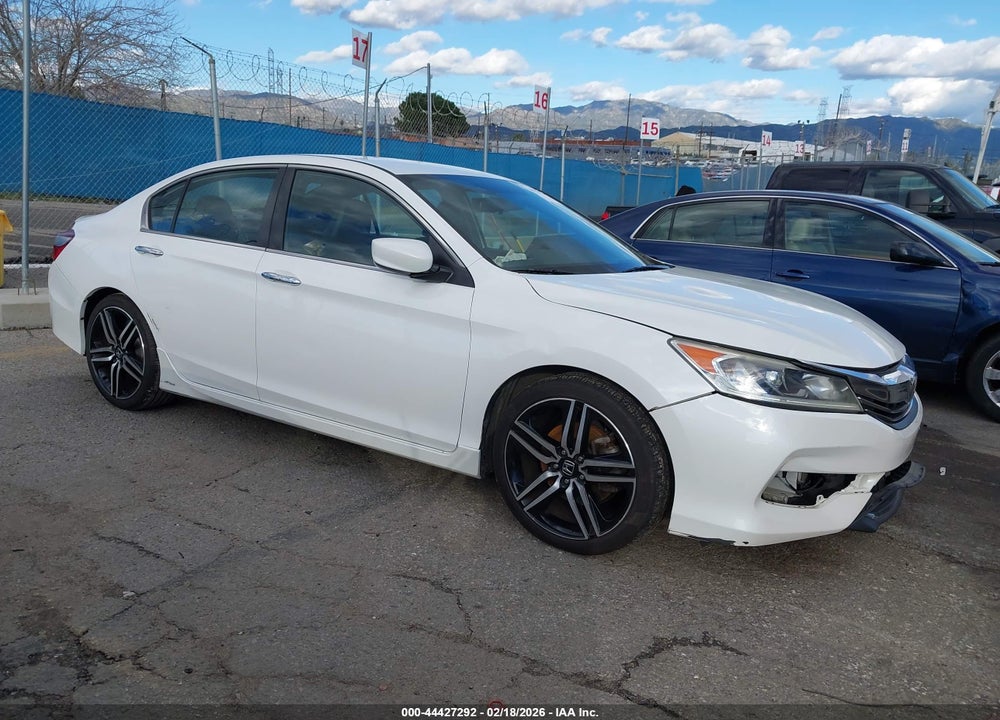2016 HONDA ACCORD SPORT VIN: 1HGCR2F56GA066396