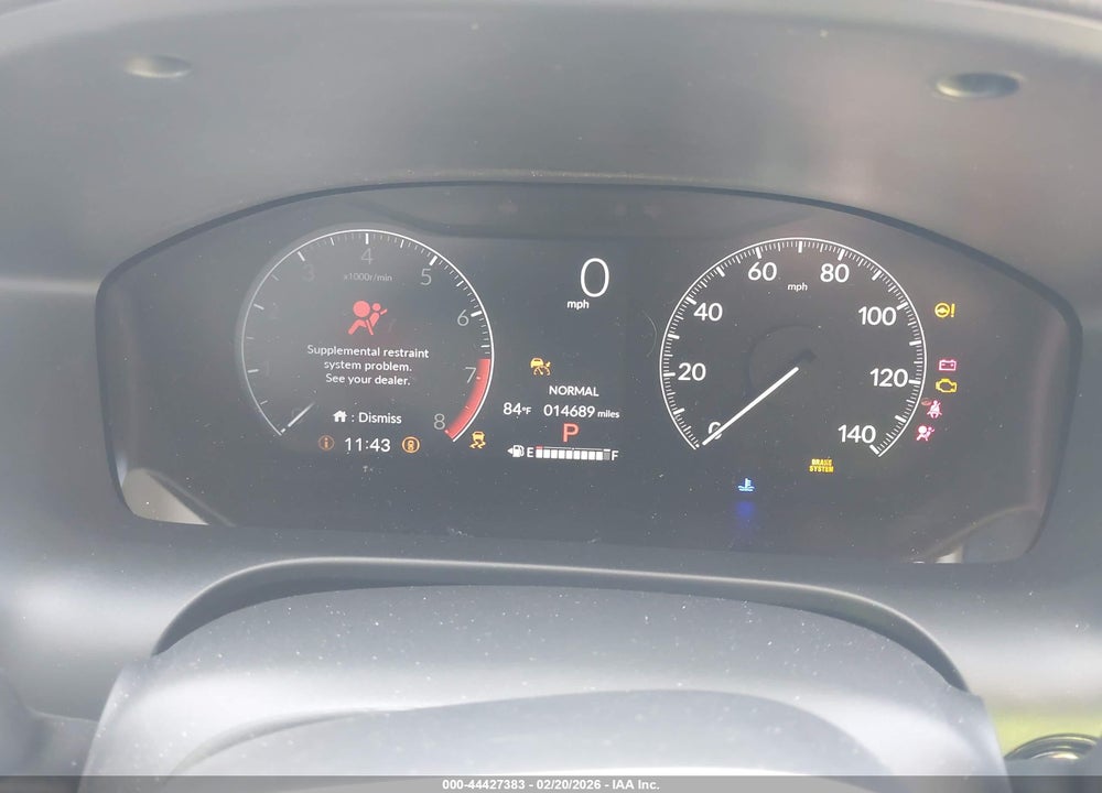 2026 HONDA HR-V 2WD LX VIN: 3CZRZ1H30TM702400