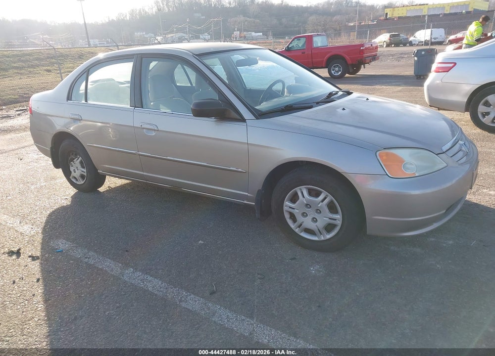 2002 HONDA CIVIC LX VIN: 1HGES16622L035580