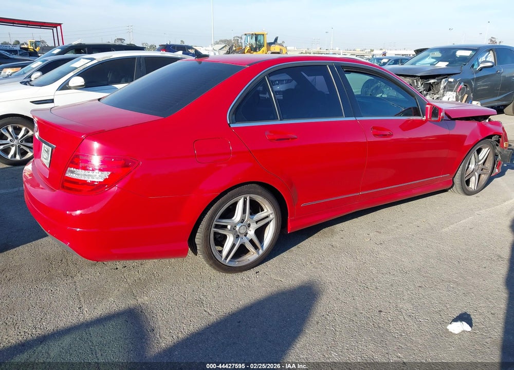 2013 MERCEDES-BENZ C 250 SPORT VIN: WDDGF4HBXDA775826