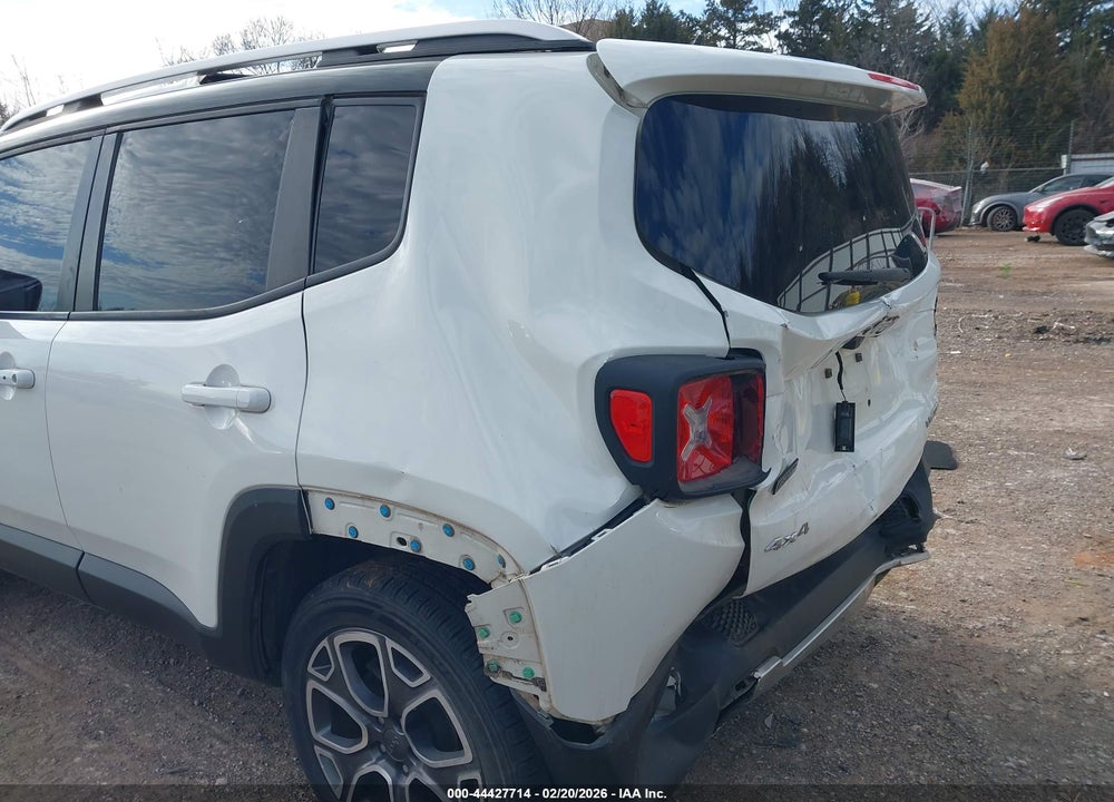 2016 JEEP RENEGADE LIMITED VIN: ZACCJBDTXGPC68021