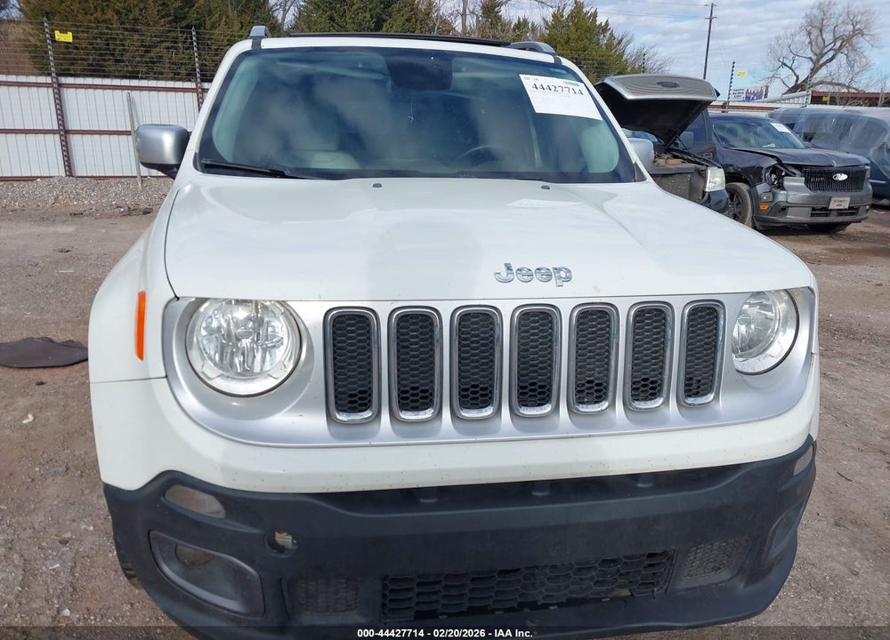 2016 JEEP RENEGADE LIMITED VIN: ZACCJBDTXGPC68021