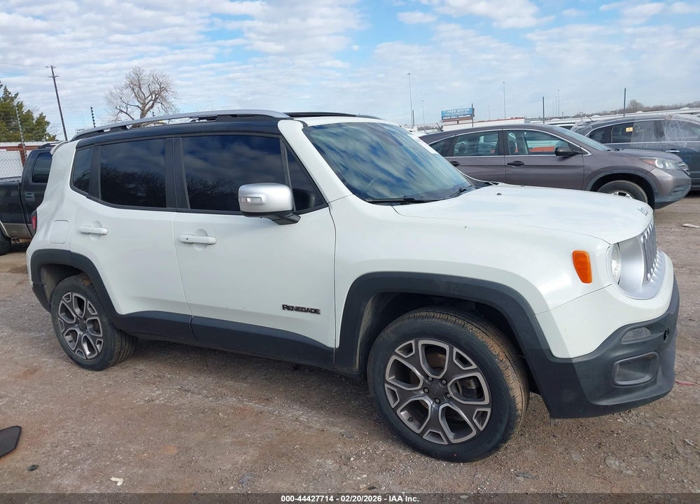 2016 JEEP RENEGADE LIMITED VIN: ZACCJBDTXGPC68021