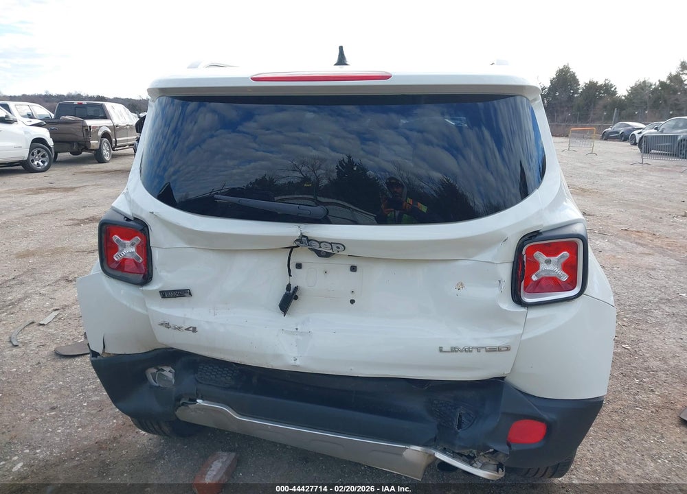 2016 JEEP RENEGADE LIMITED VIN: ZACCJBDTXGPC68021