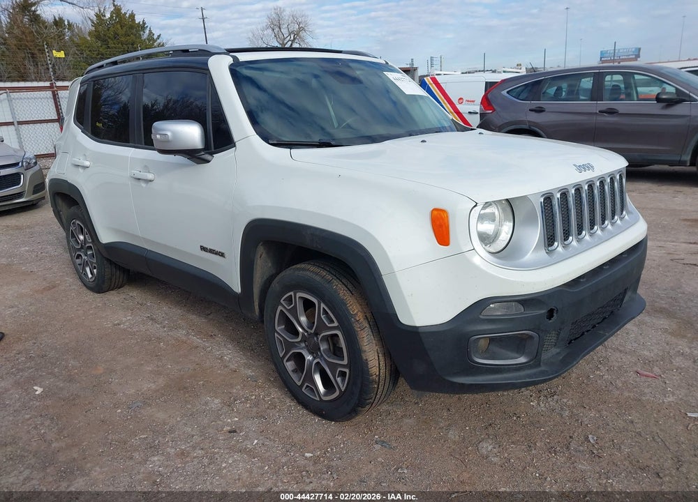 2016 JEEP RENEGADE LIMITED VIN: ZACCJBDTXGPC68021