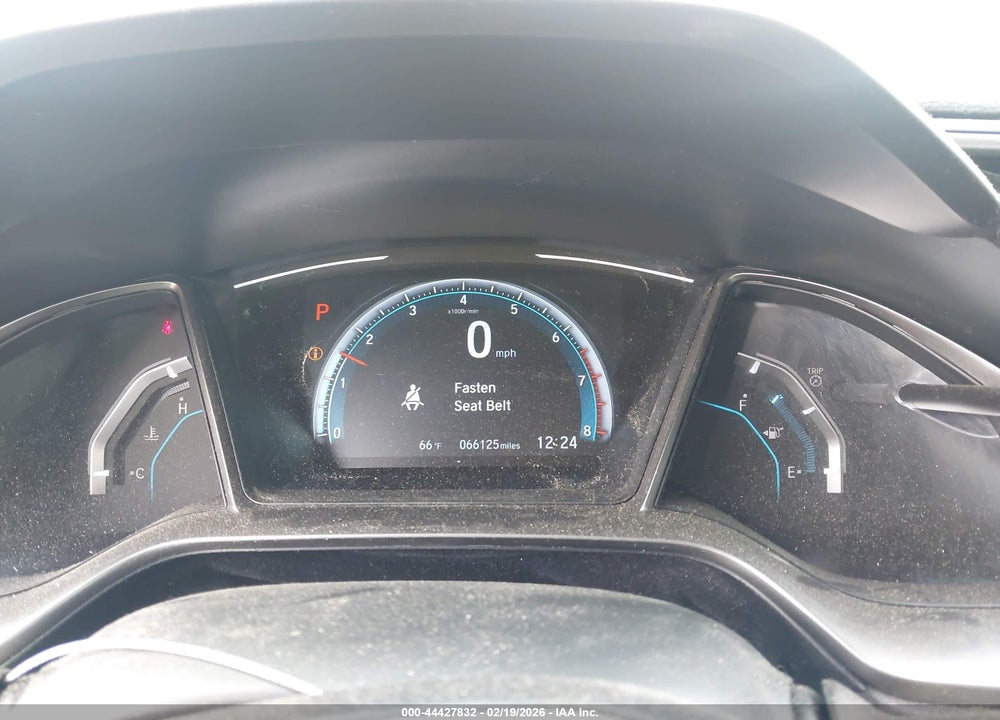 2019 HONDA CIVIC EX VIN: SHHFK7H61KU218330