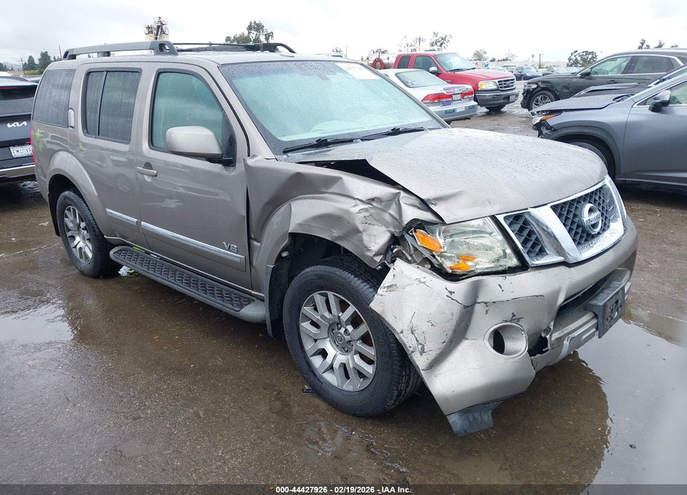 2008 NISSAN PATHFINDER LE V8 VIN: 5N1BR18AX8C606011