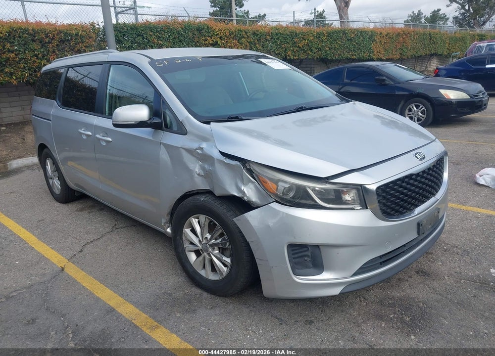 2016 KIA SEDONA LX VIN: KNDMB5C1XG6175277