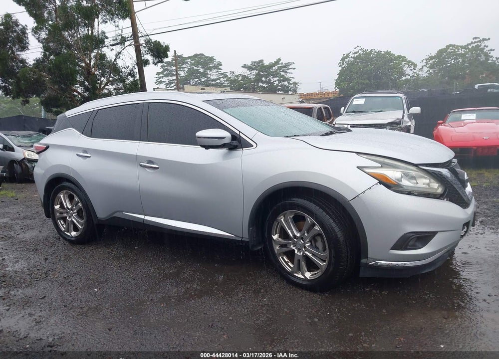 2018 NISSAN MURANO PLATINUM VIN: 5N1AZ2MH2JN170477